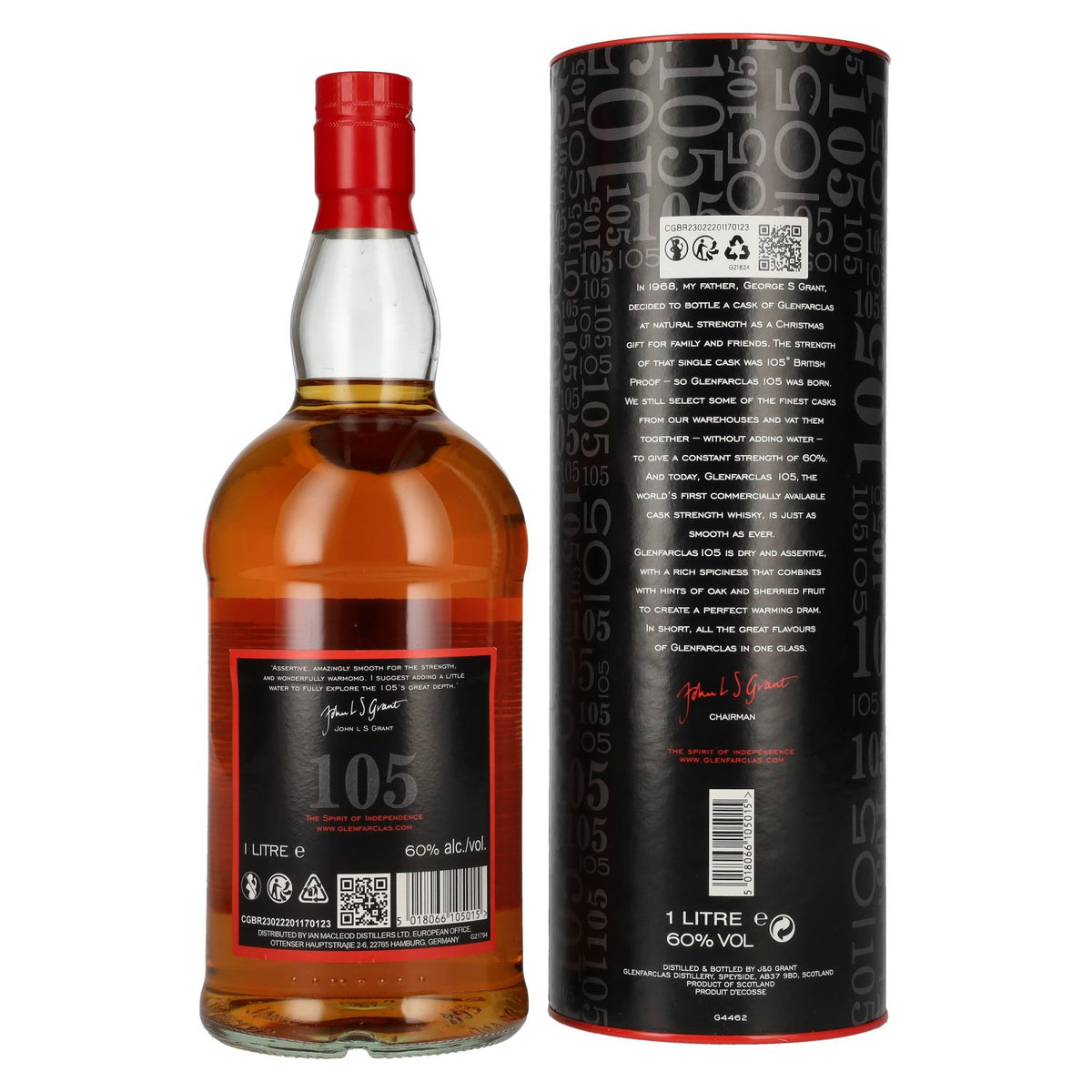 Glenfarclas 105 CASK STRENGTH Highland Single Malt 60% Vol. 1l in gift box