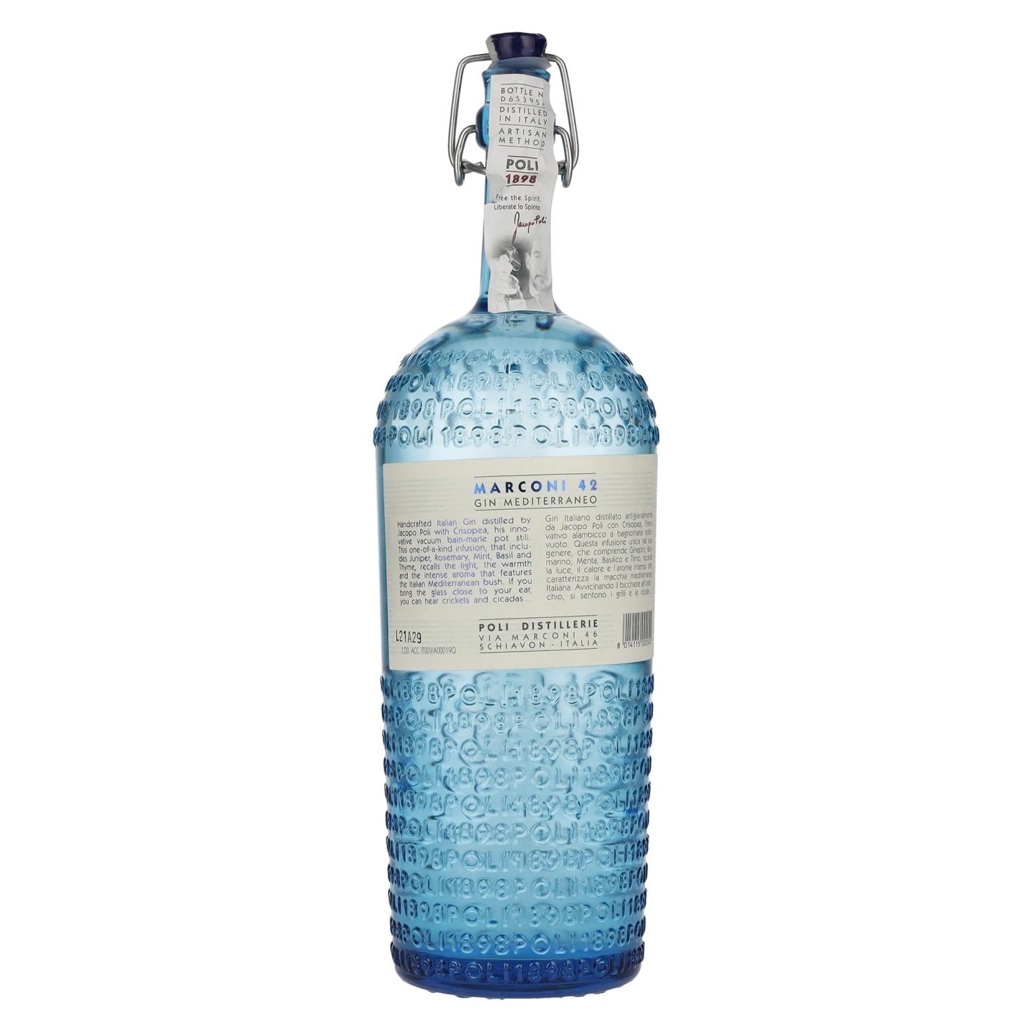 Poli Marconi 42 Gin 42% Vol. 0,7l