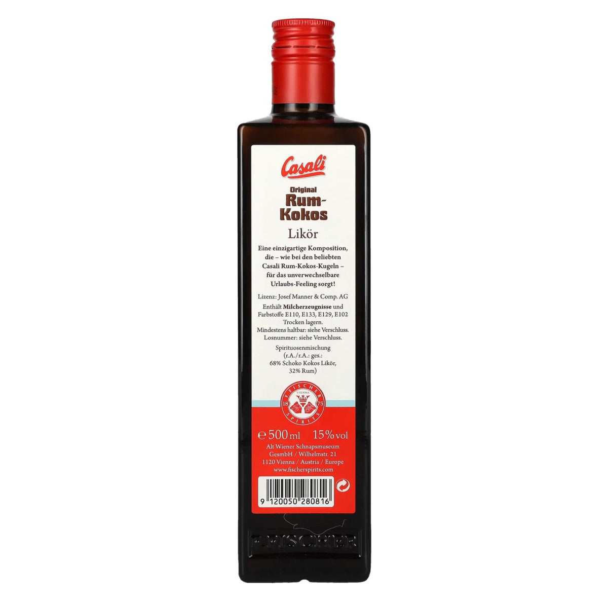 Casali Original RUM-KOKOS Cream liqueur 15% vol. 0.5l