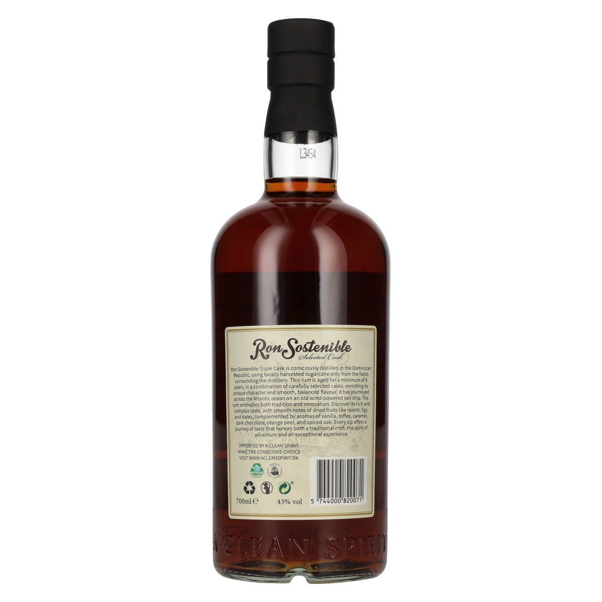 Ron Sostenible 8 Years Old Triple Cask Rum 43% Vol. 0,7l
