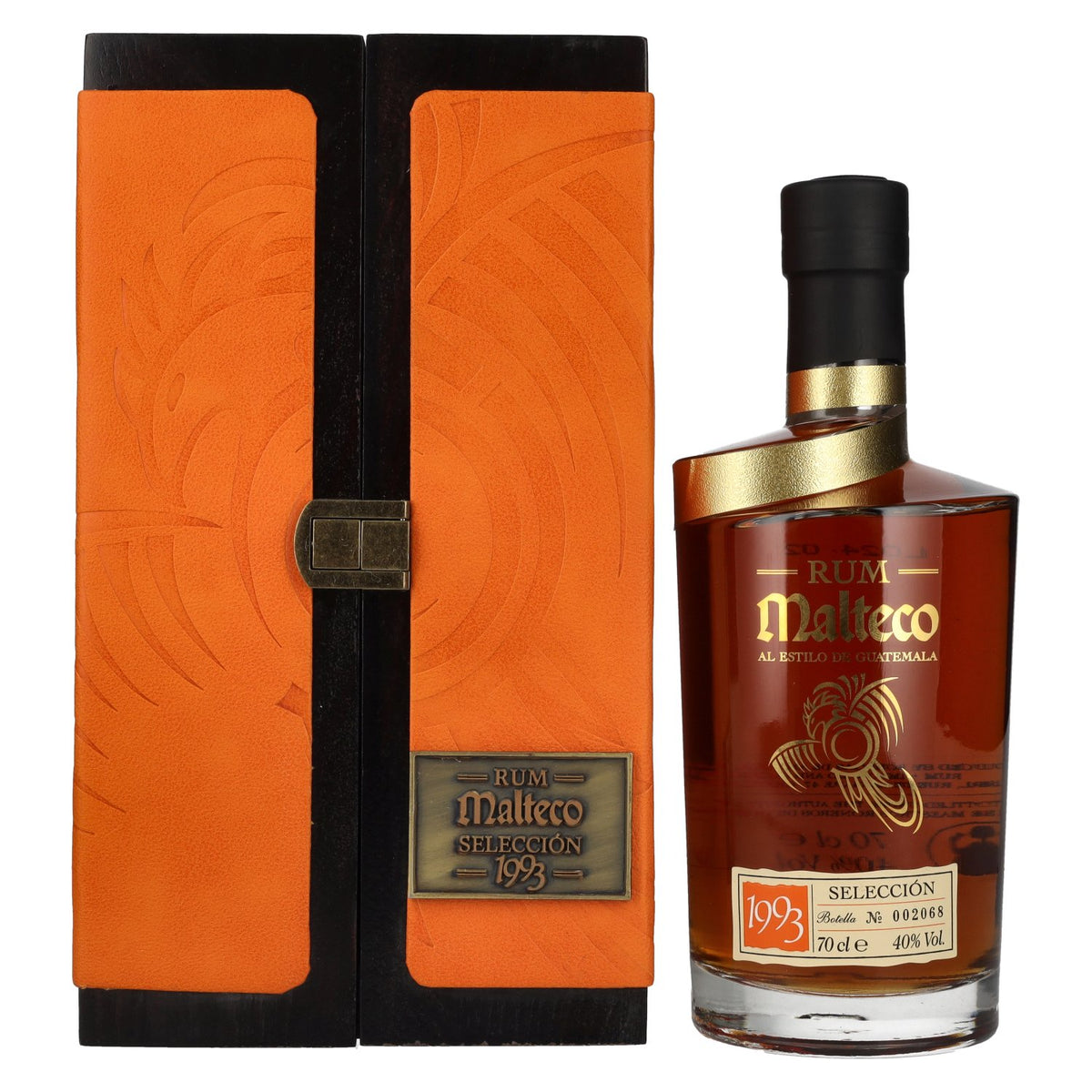 Ron Malteco SELECCIÓN 1993 40% vol. 0,7l dans une caisse en bois
