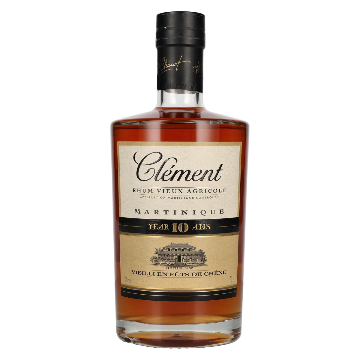 Clément Rhum Vieux Agricole 10 Ans 42% Vol. 0,7l