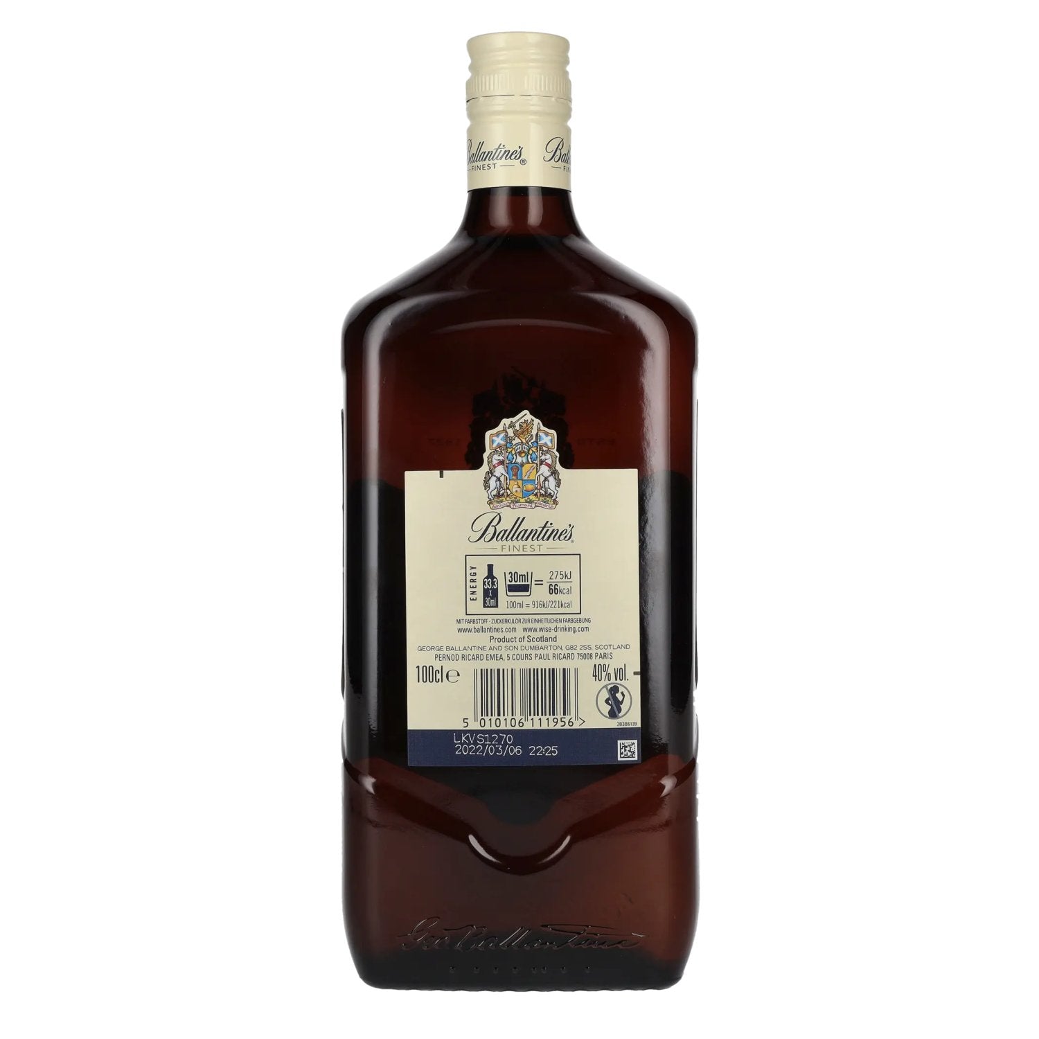 Ballantine's FINEST Blended Scotch Whisky 40% vol. 1l