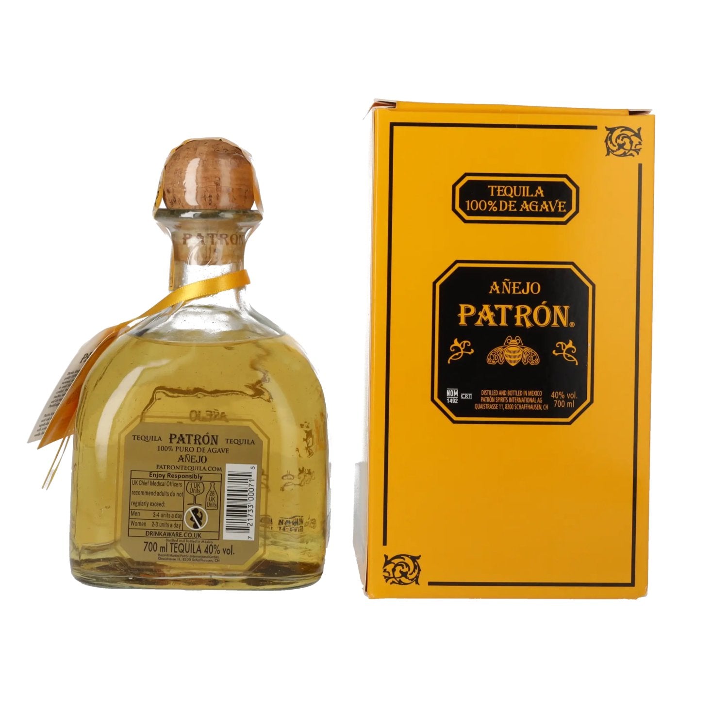 Patrón Tequila Añejo 40% Vol. 0,7l in Geschenkbox