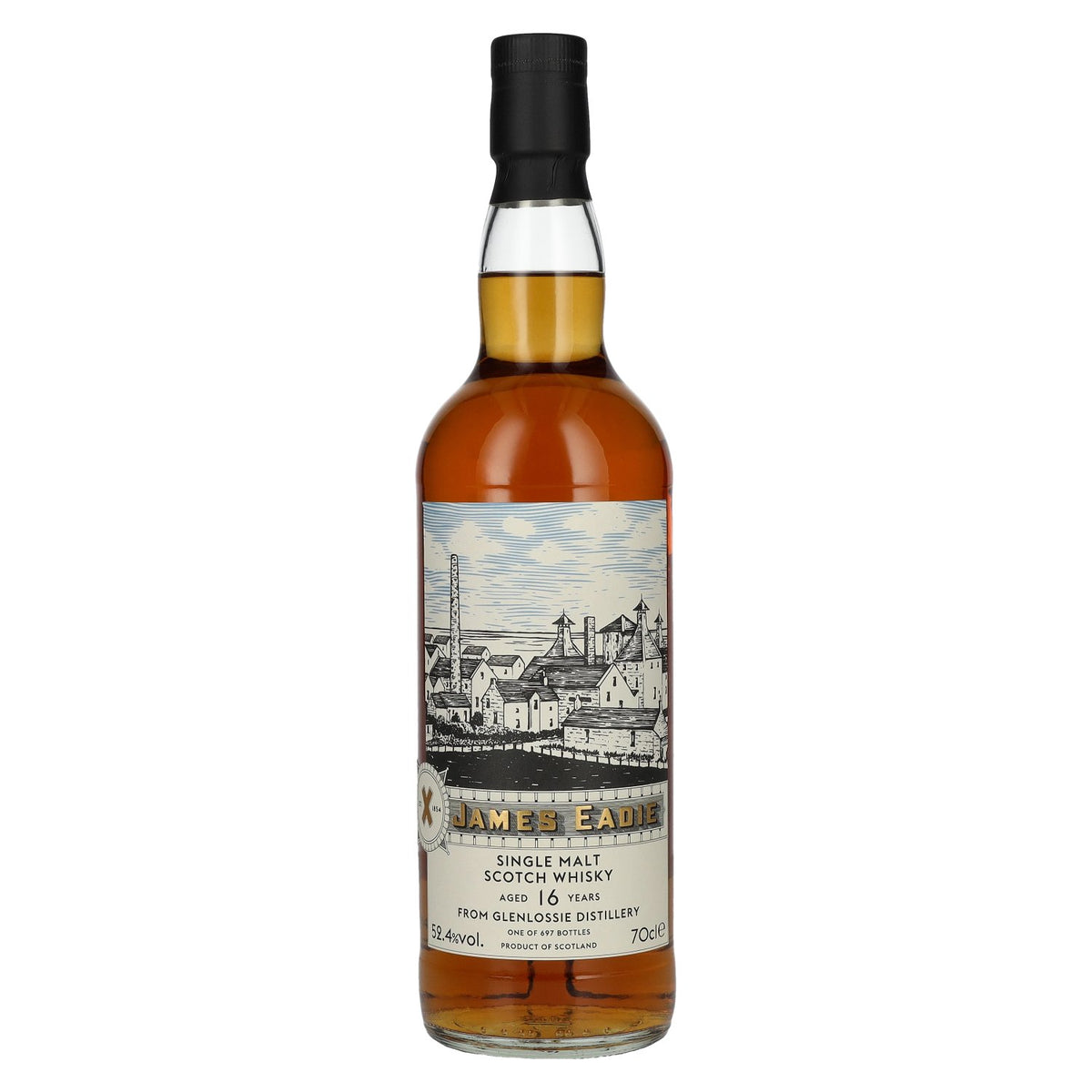 James Eadie GLENLOSSIE 16 Years Old Single Malt #367510 52,4% Vol. 0,7l