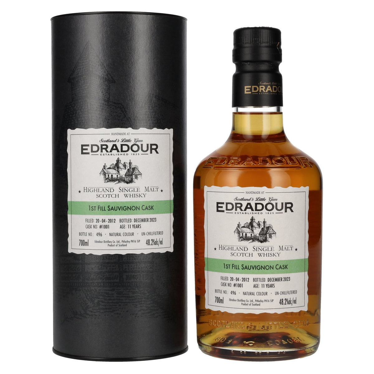 Edradour 11 Years Old ST. MICHAEL-EPPAN Sauvignon Cask #1001 2012 48,2% vol. 0,7l en boîte cadeau