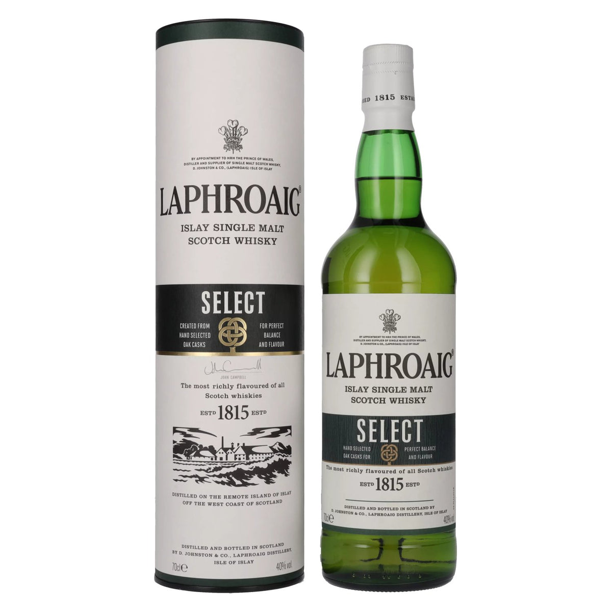 Laphroaig SELECT Islay Single Malt Scotch Whisky 40% Vol. 0,7l in gift box