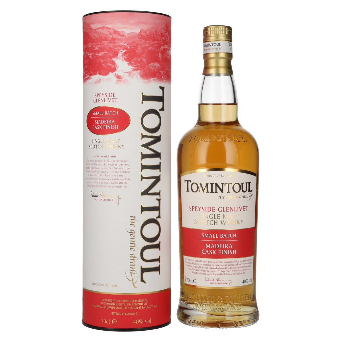 Tomintoul Small Batch Madeira Cask Finish 40% vol. 0,7l en boîte cadeau