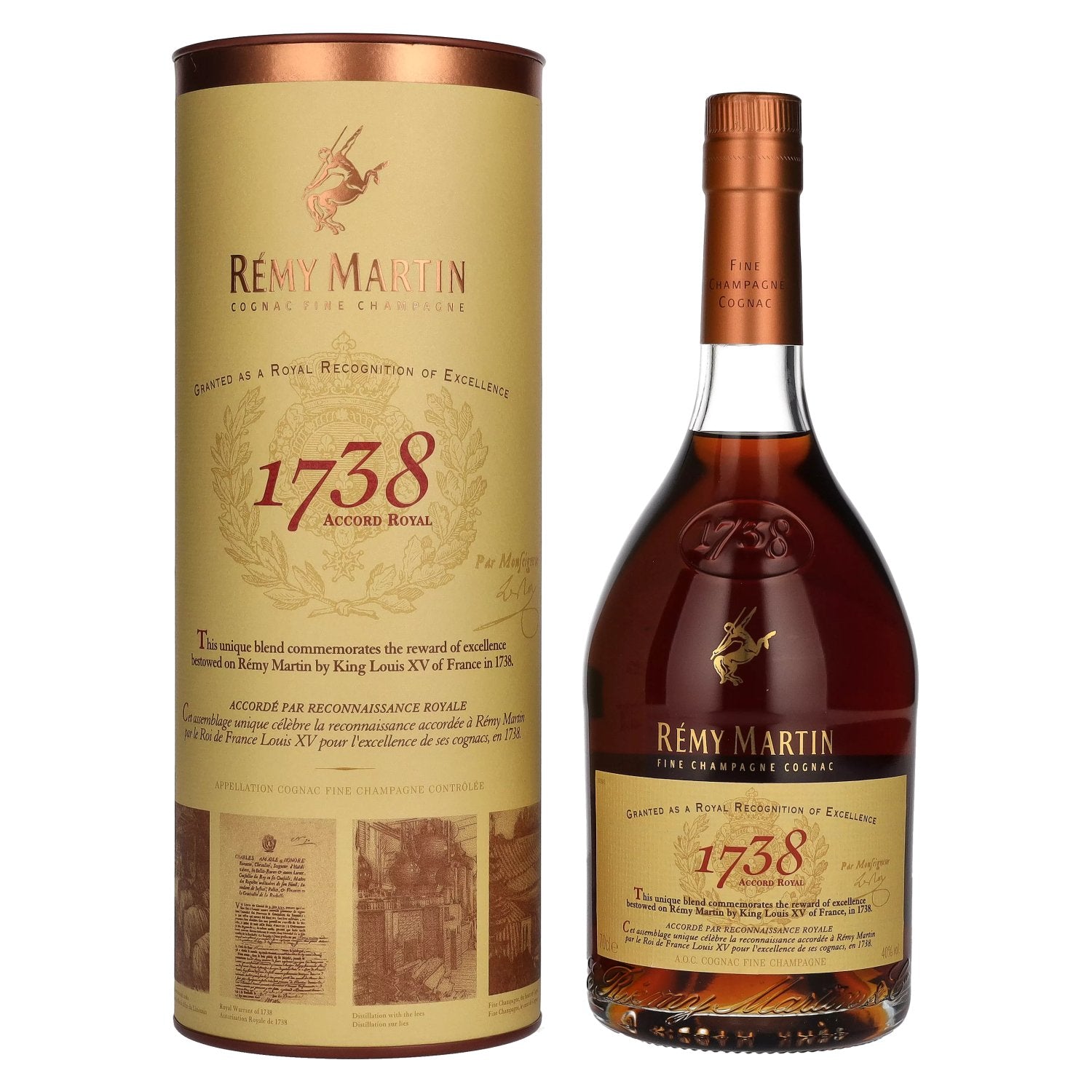 Rémy Martin 1738 ACCORD ROYAL Cognac Fine Champagne 40% Vol. 0,7l in gift box