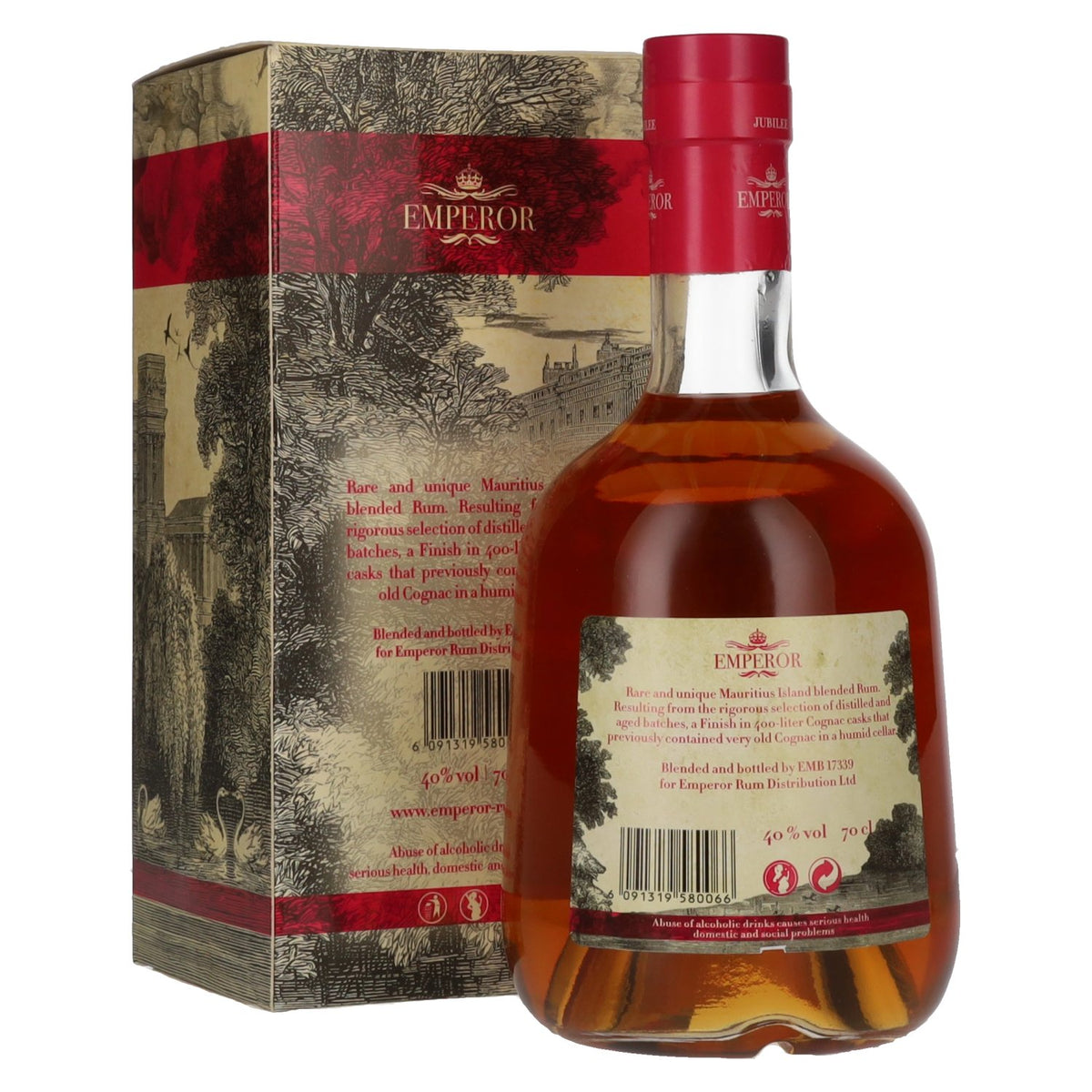Emperor Rum Mauritian Rum JUBILEE Pure Blend 40% vol. 0,7l en boîte cadeau