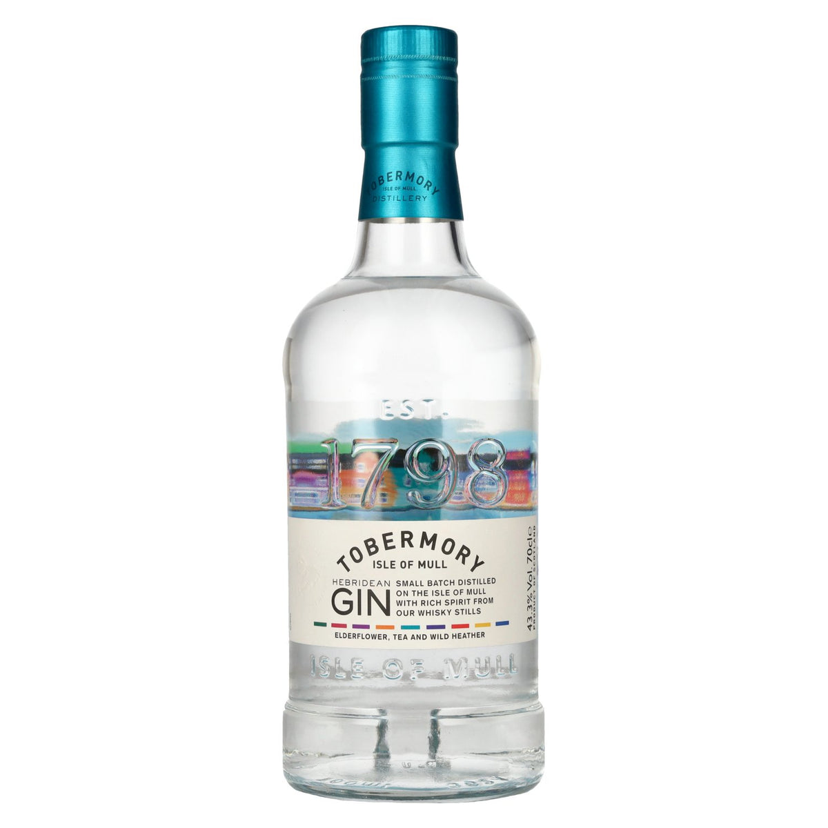 Tobermory Hebridean Isle of Mull Gin 43.3% ABV 0.7l