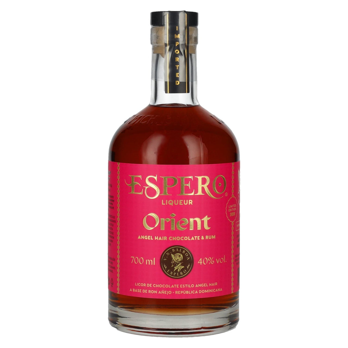 Ron Espero ORIENT Angel Hair Chocolate &amp; Rum Liqueur Limited Edition 40% Vol. 0,7l