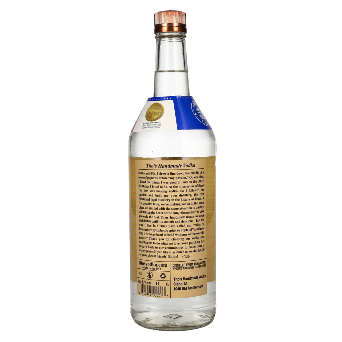 Tito's Handmade Vodka 40% vol. 1l