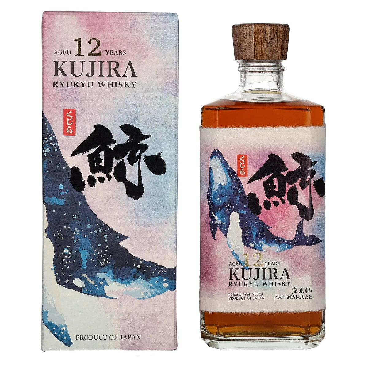 Kujira Ryukyu 12 Years Old SHERRY CASK Whisky 40% Vol. 0,7l en boîte cadeau