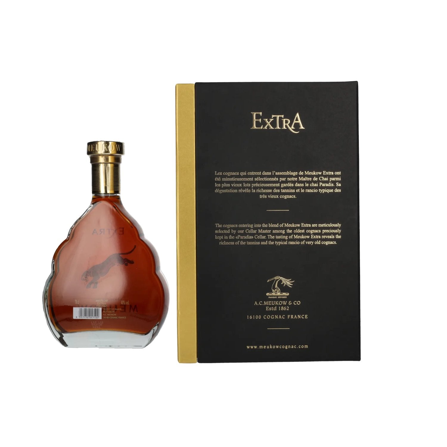 Meukow EXTRA Cognac 40% Vol. 0,7l in gift box