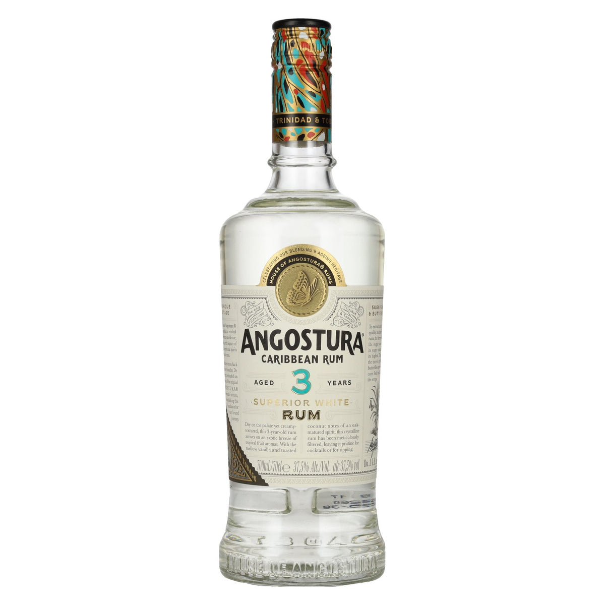 Angostura 3 Years Old Superior White Rum 37.5% vol. 0.7 l