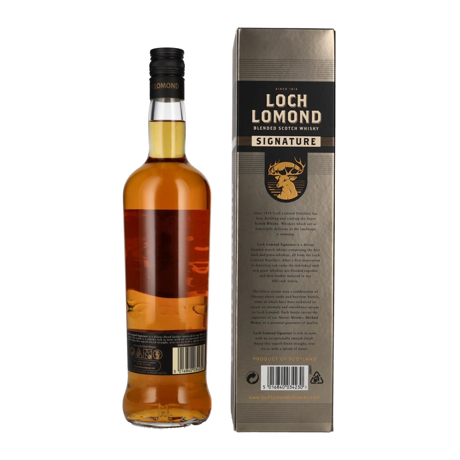 Loch Lomond SIGNATURE Blended Scotch Whisky 40% Vol. 0,7l in Geschenkbox
