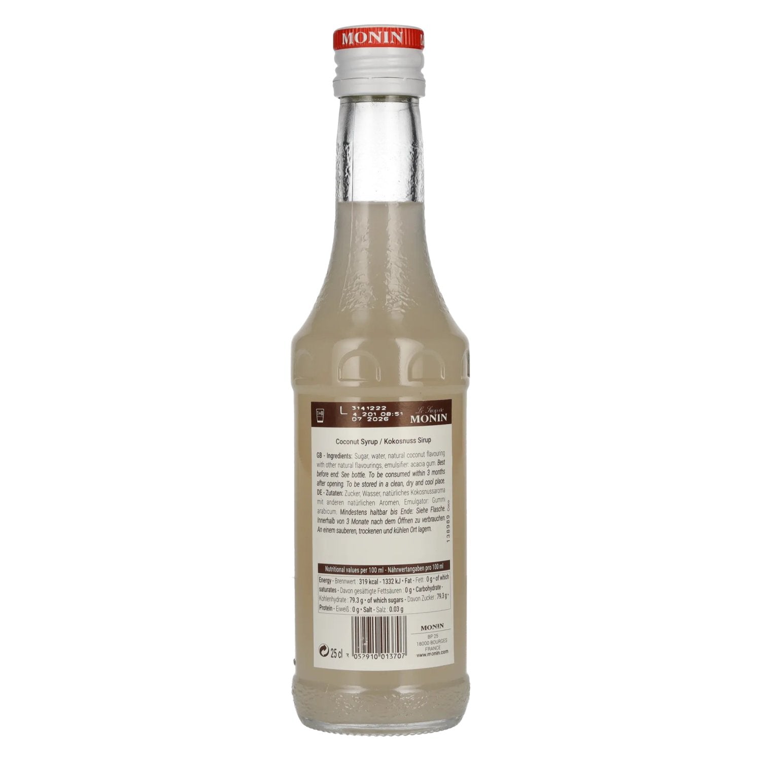 Le Sirop de Monin COCONUT 0.25l
