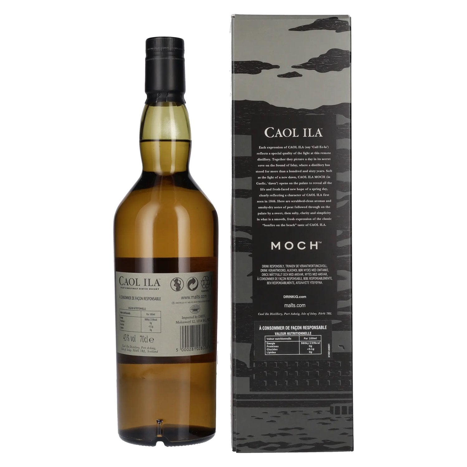 Caol Ila MOCH Islay Single Malt 43% Vol. 0,7l in gift box