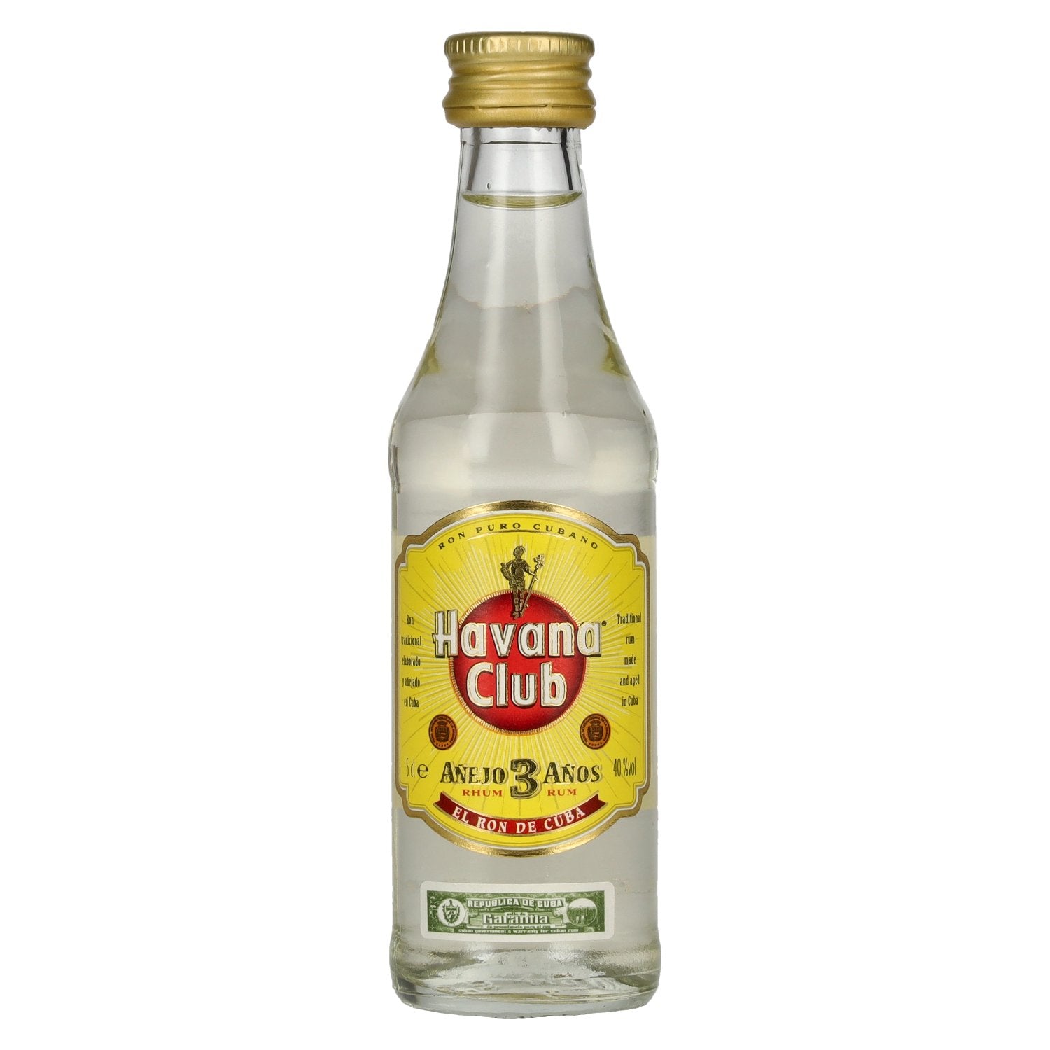 Havana Club Añejo 3 Años Rum 40% Vol. 0,05l