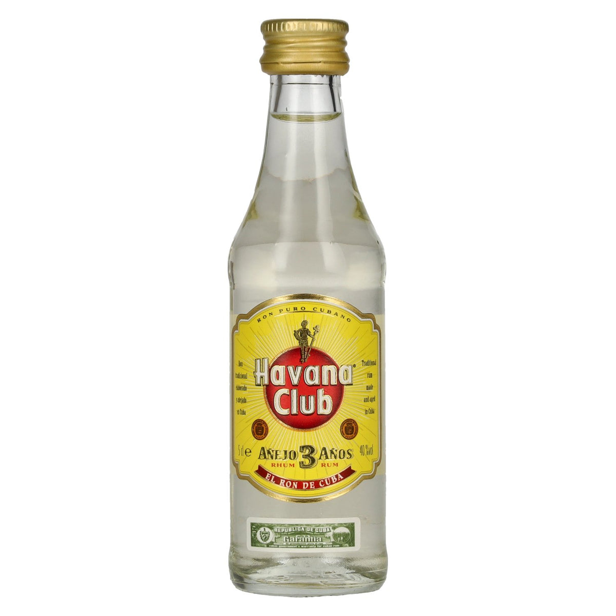 Havana Club Añejo 3 Años Rum 40% vol. 0.05 l