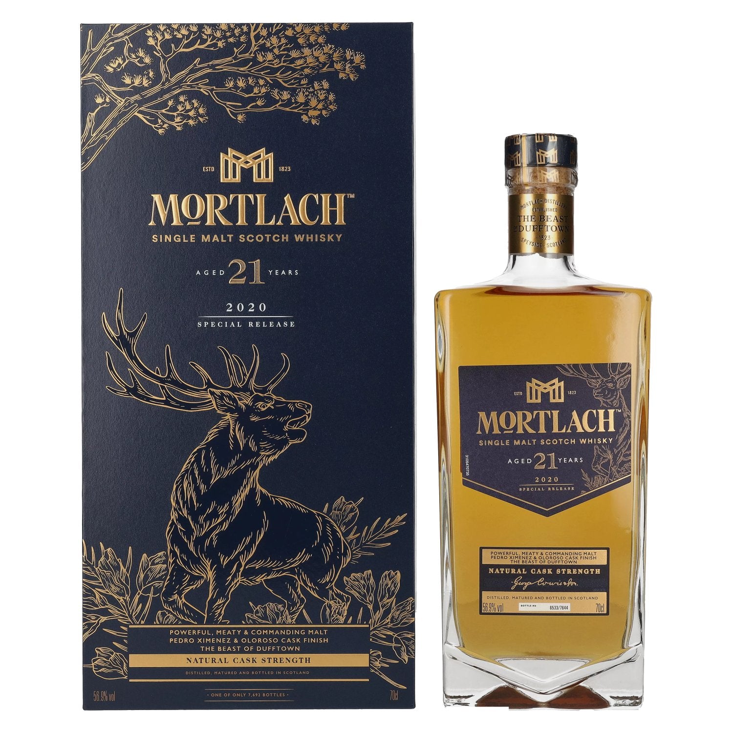 Mortlach 21 Years Old Single Malt Special Release 2020 56,9% Vol. 0,7l in Geschenkbox