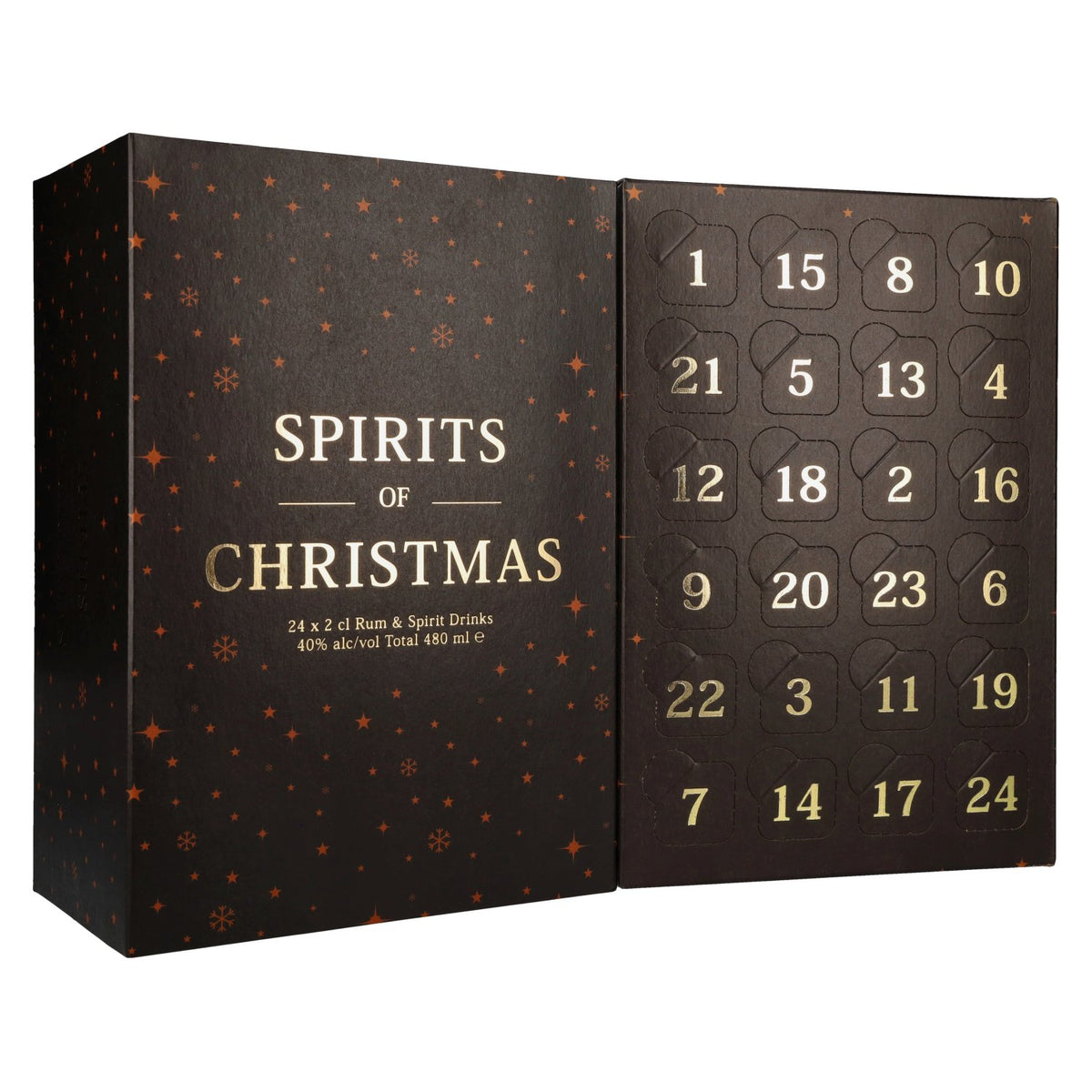 Spirits of Christmas Rum &amp; Spirit Drinks 40% ABV 24 x 0.02 l Advent calendar