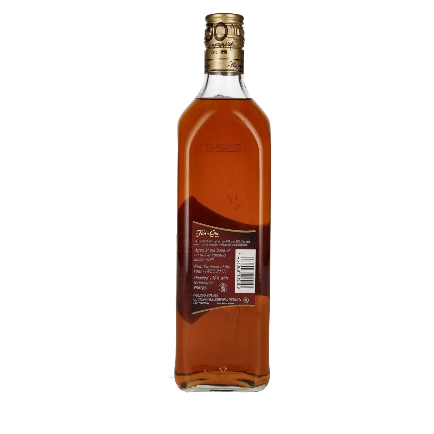 Flor de Caña 7 Years Old GRAN RESERVA Slow Aged Rum 40% Vol. 0,7l