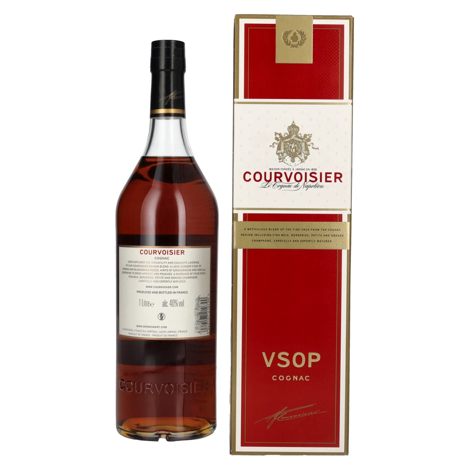 Courvoisier VSOP 40% vol. 1l en coffret cadeau