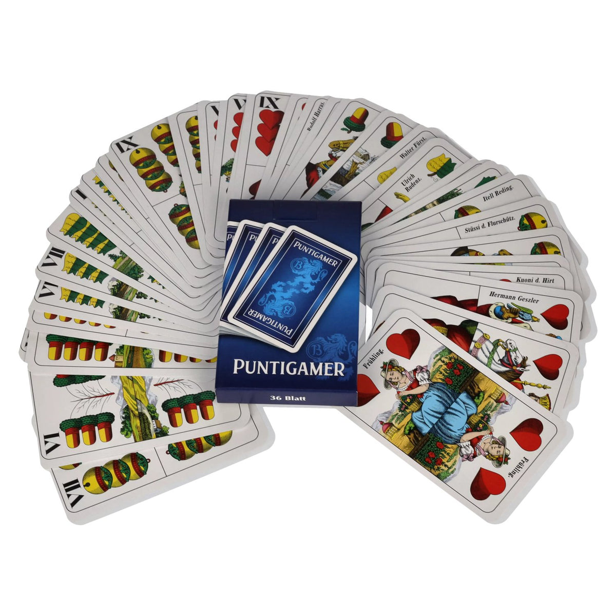Jeu de cartes « Puntigamer » pour le schnaps, 36 cartes