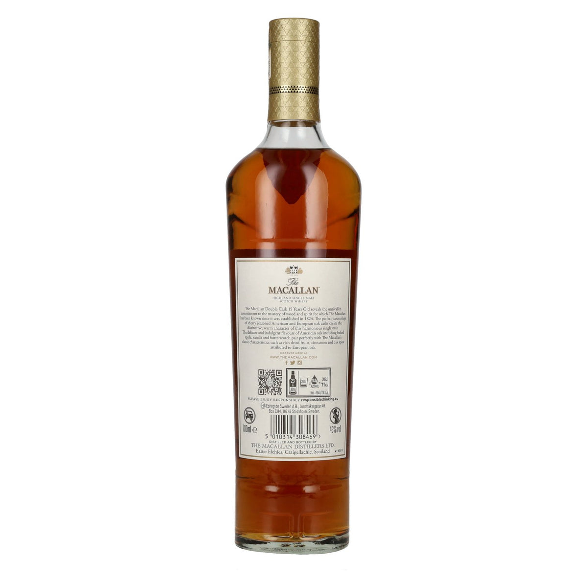 The Macallan 15 Years Old DOUBLE CASK 43% Vol. 0,7l