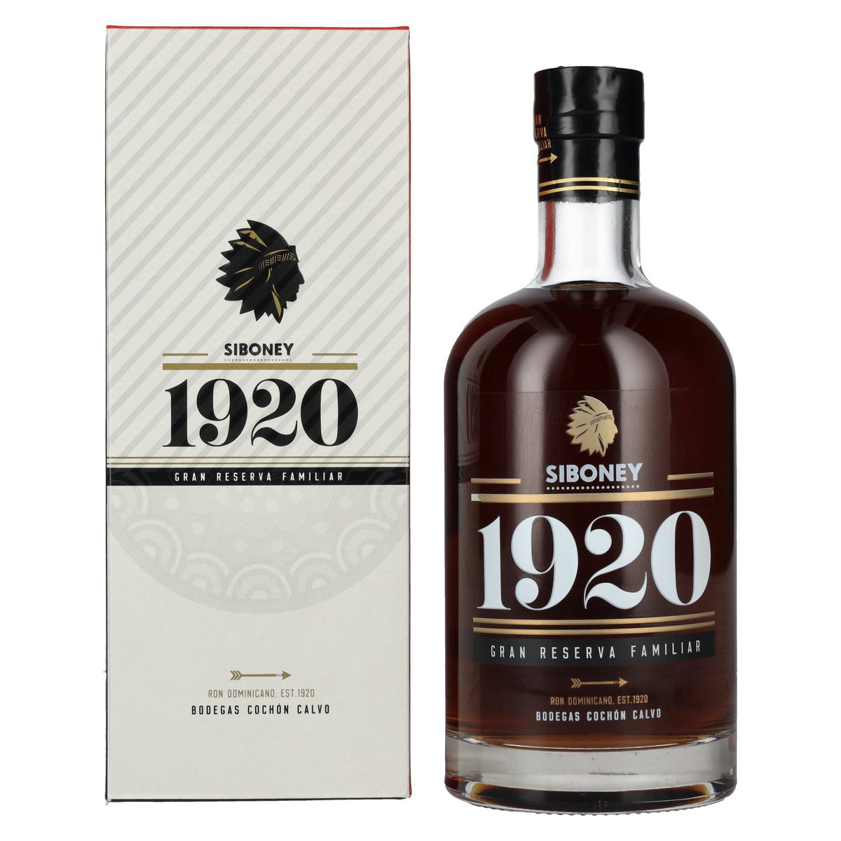 Ron Siboney 1920 GRAN RESERVA FAMILIAR Ron Dominicano 38% Vol. 0,7l in gift box