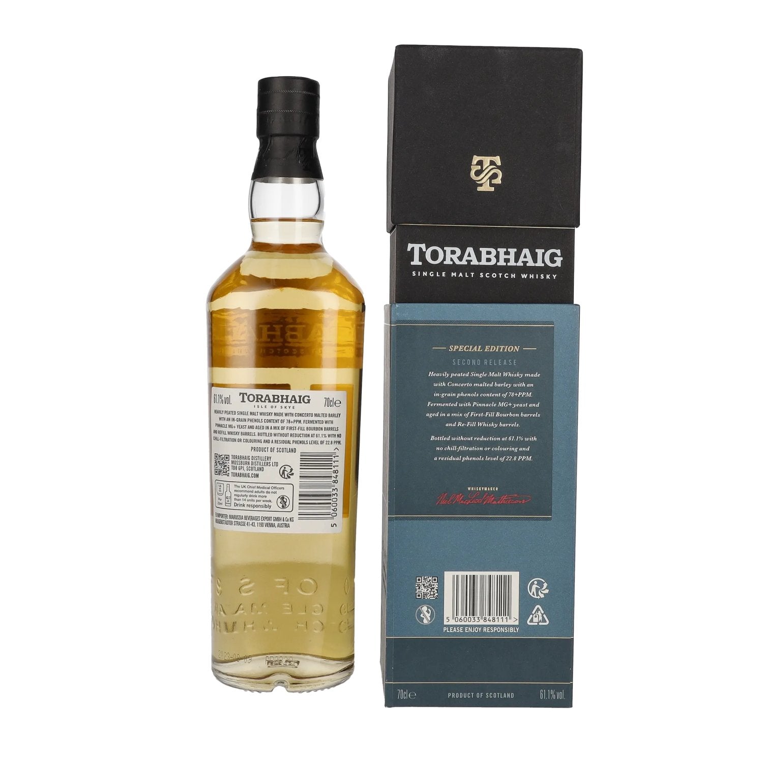 Torabhaig ALLT GLEANN The Legacy Series BATCH STRENGTH Single Malt 61,1% Vol. 0,7l in Geschenkbox