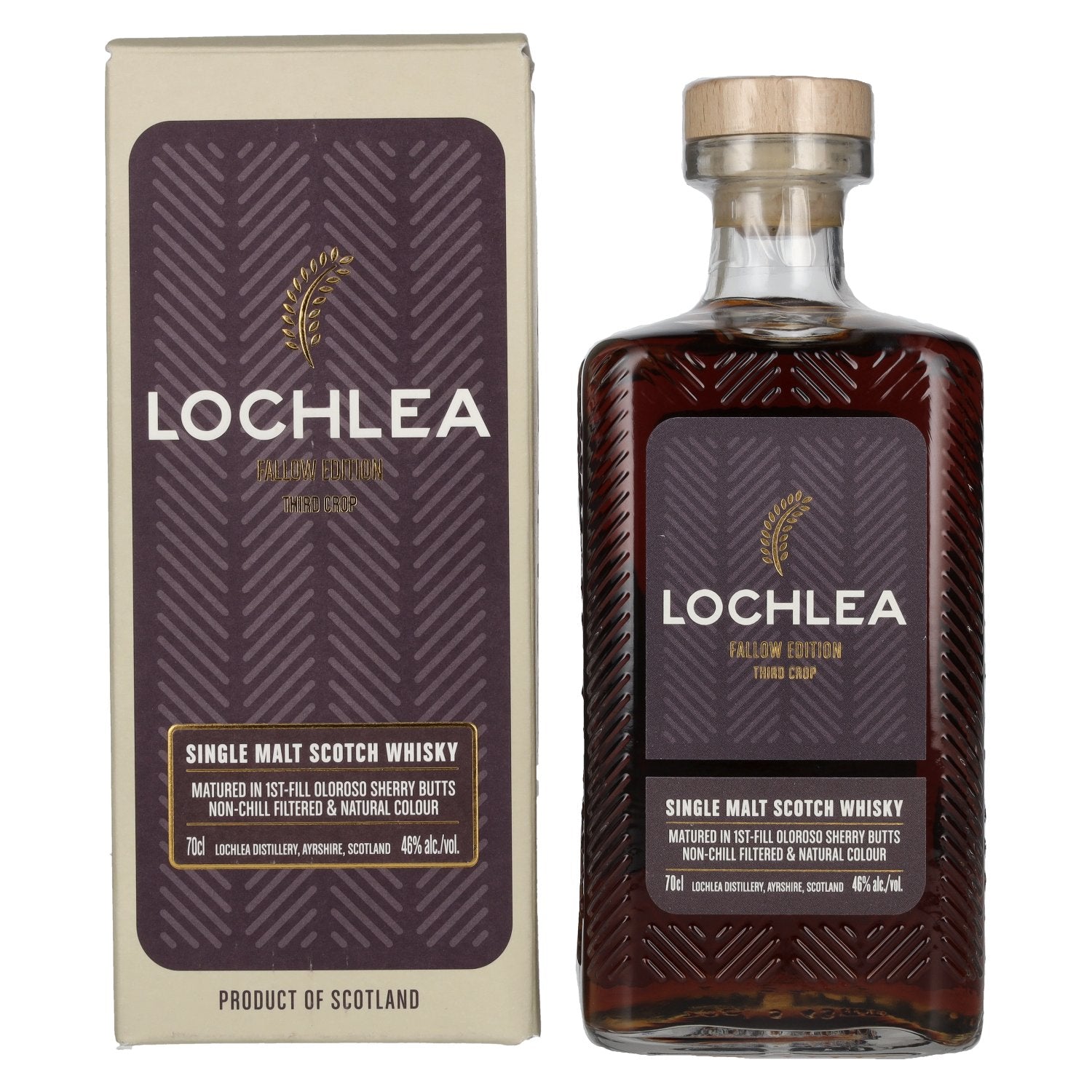 Lochlea FALLOW EDITION Third Crop Single Malt Scotch Whisky 46% Vol. 0,7l en coffret cadeau