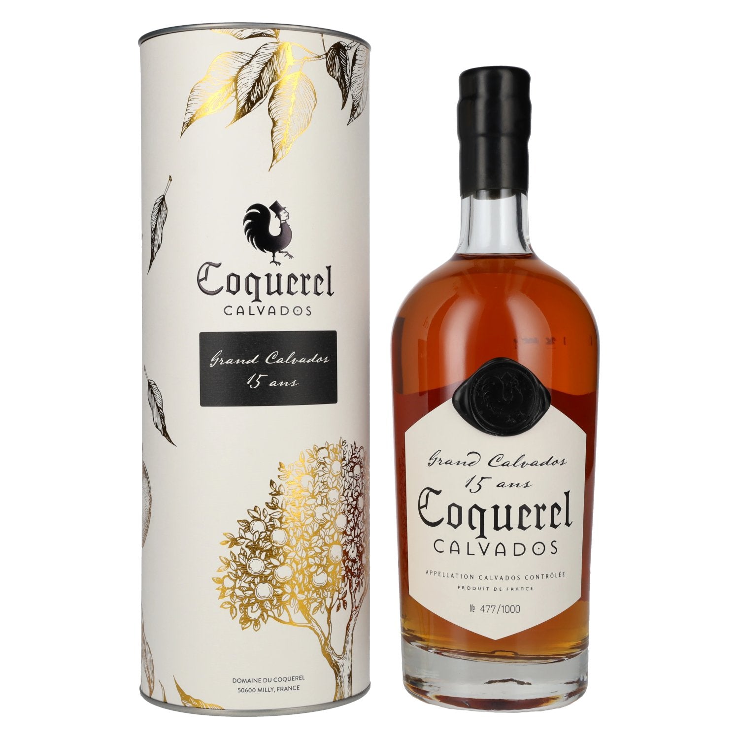 Coquerel Grand Calvados 15 Ans 42% Vol. 0,7l in gift box