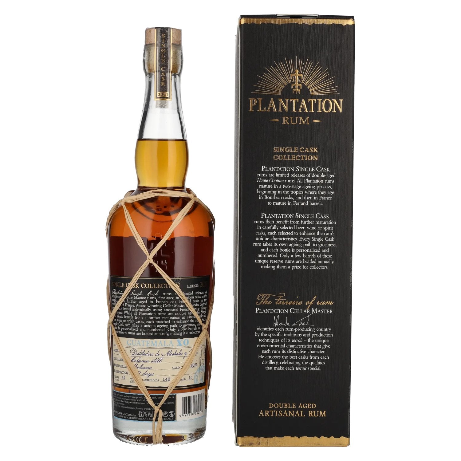 Plantation Rum GUATEMALA XO Moscatel Maturation Edition 2021 43,7% Vol. 0,7l in Geschenkbox