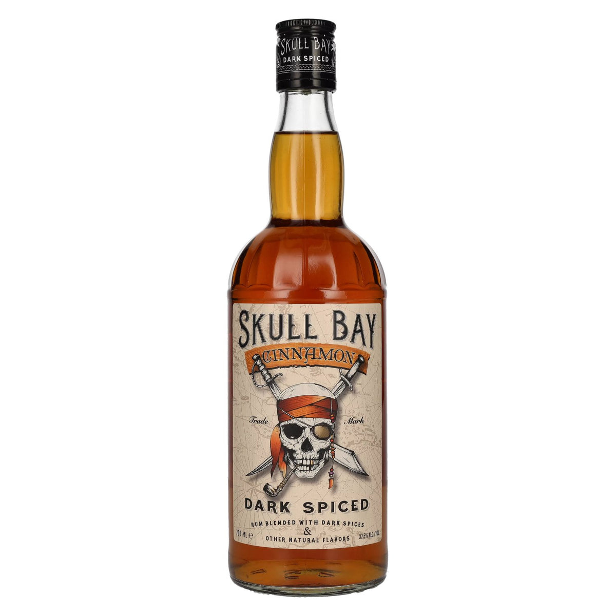 Skull Bay CINNAMON Dark Spiced 37,5% vol. 0,7l