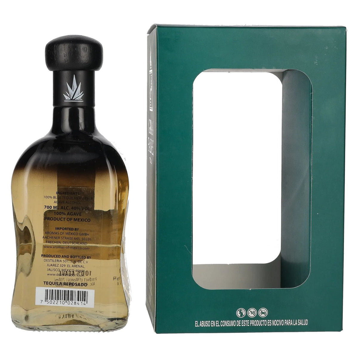 Gran Padre Tequila Reposado 100% Agave 40% Vol. 0,7l in Geschenkbox