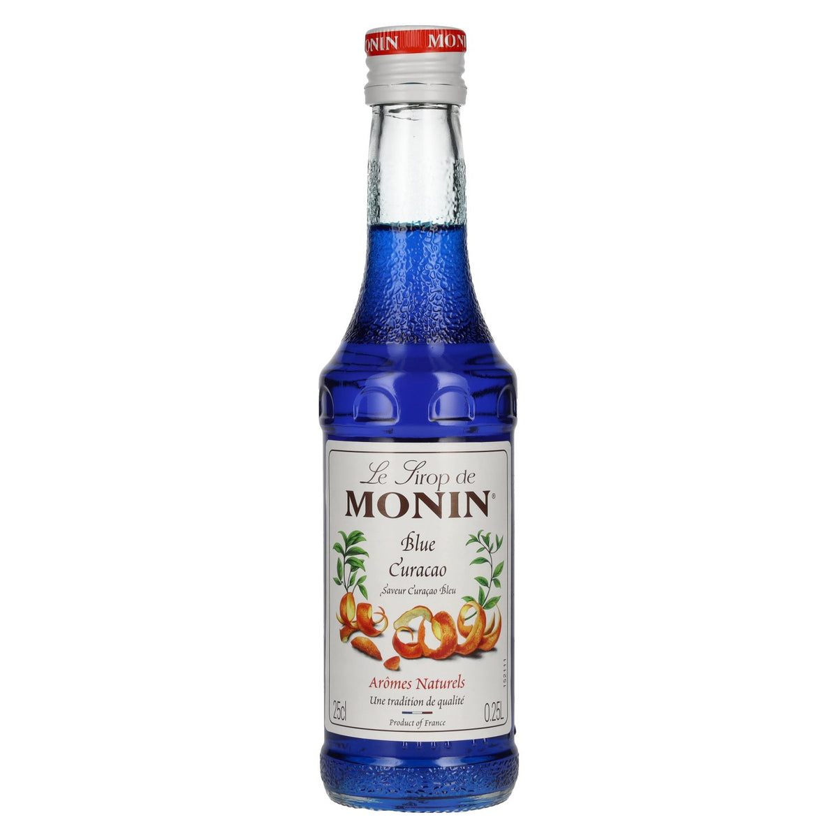 Le sirop Monin BLUE CURACAO 0,25 l