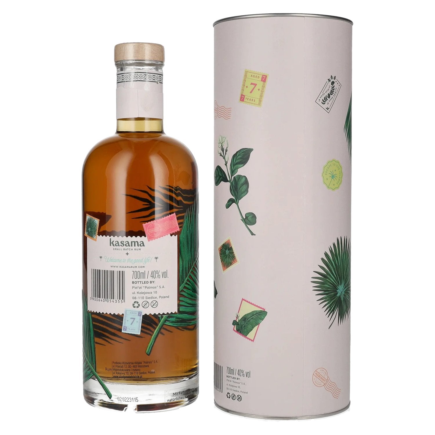 Kasama 7 Years Old Small Batch Rum 40% Vol. 0,7l in Geschenkbox