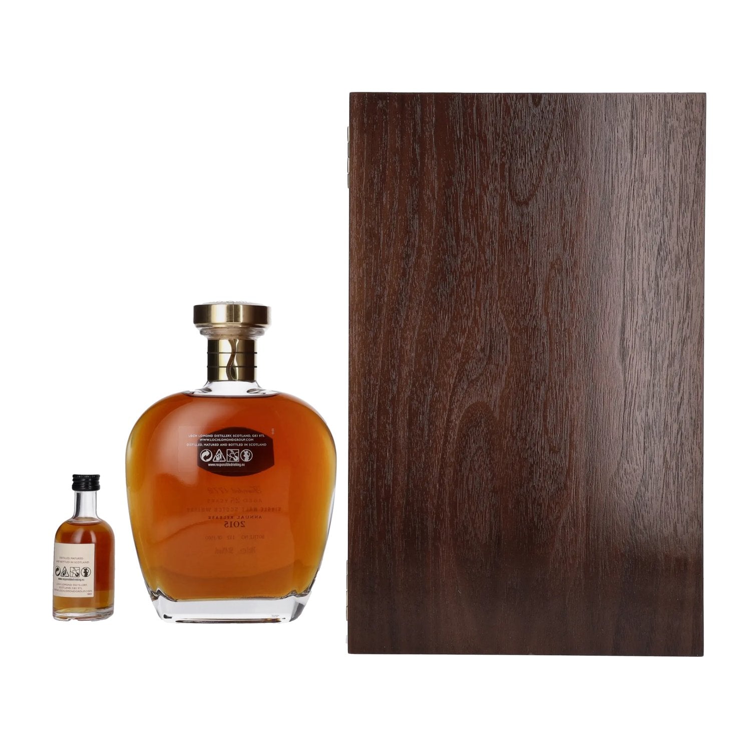 Littlemill Annual 2015 Release 25 Years Old Privat Cellar Edition 50,4% Vol. 0,7l in Holzkiste + Miniatur 0,05l