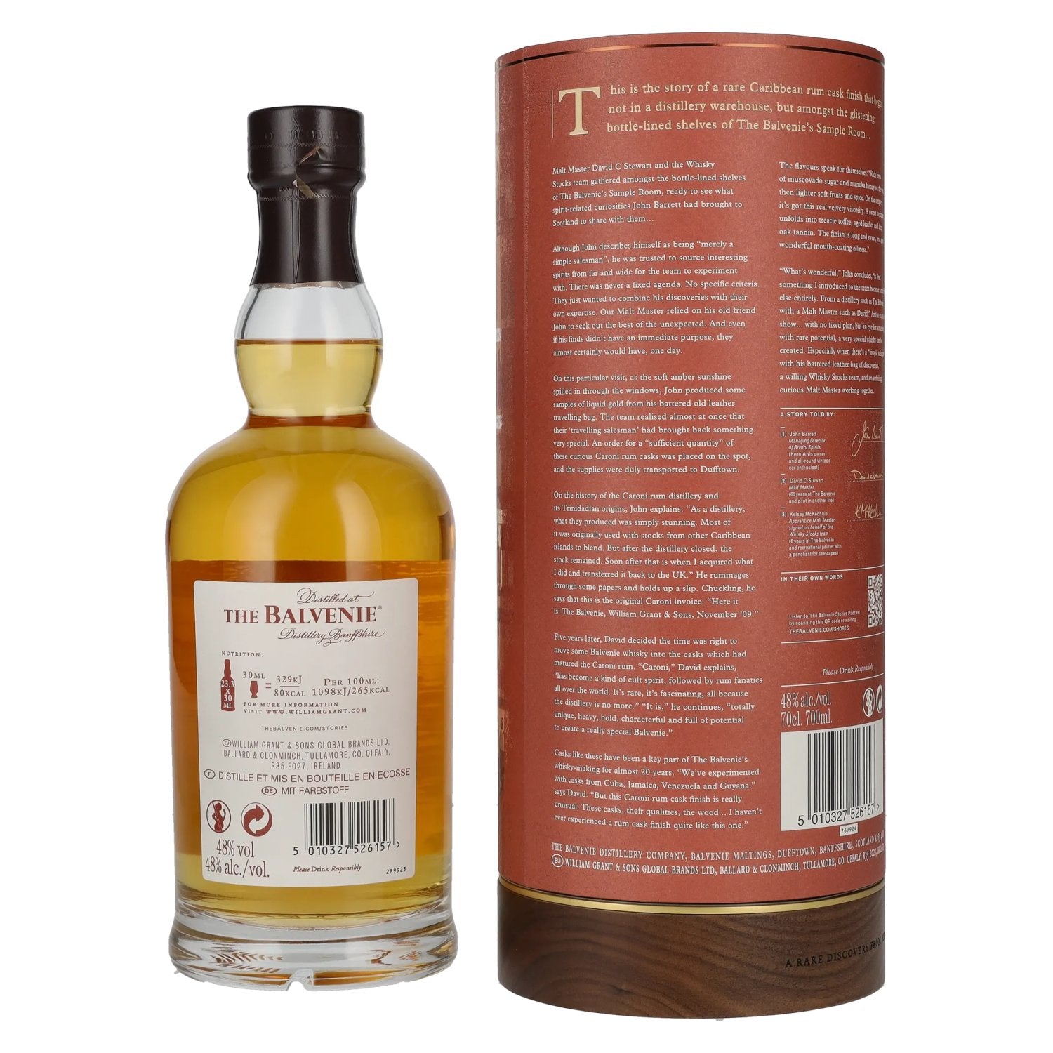 The Balvenie STORIES 27 Years Old A Rare Discovery from Distant Shores 48% Vol. 0,7l in Geschenkbox