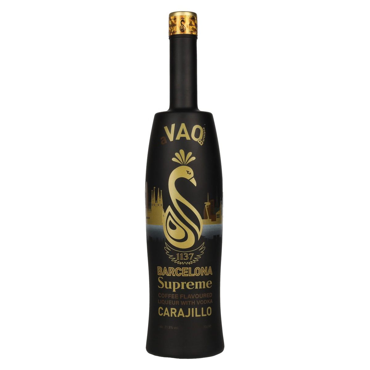 aVAO 1137 Barcelona Supreme Coffee Flavoured Liqueur Carajillo 21,8% Vol. 0,7l