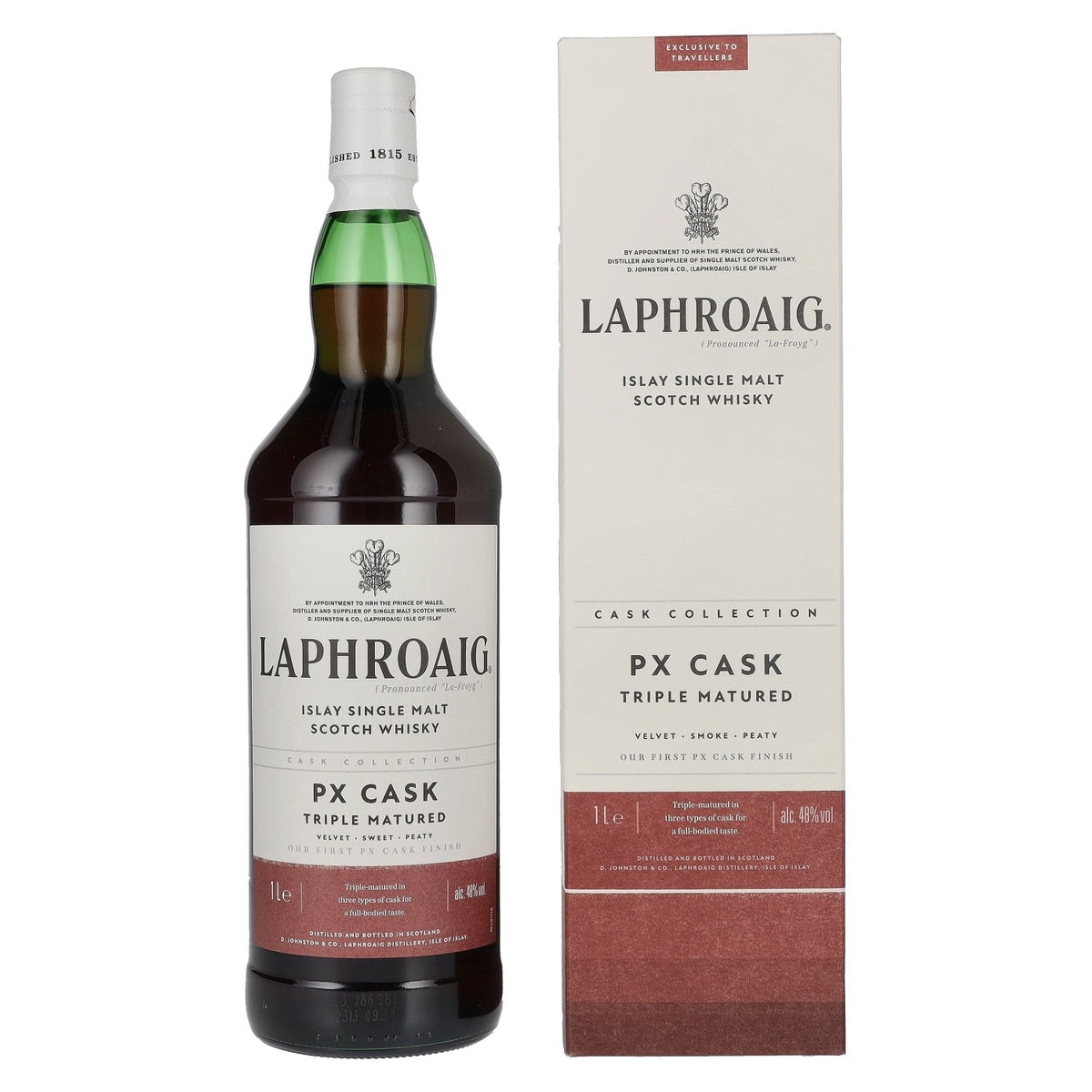 Laphroaig PX Cask Triple Matured Islay Single Malt Scotch Whisky 48% Vol. 1l in gift box