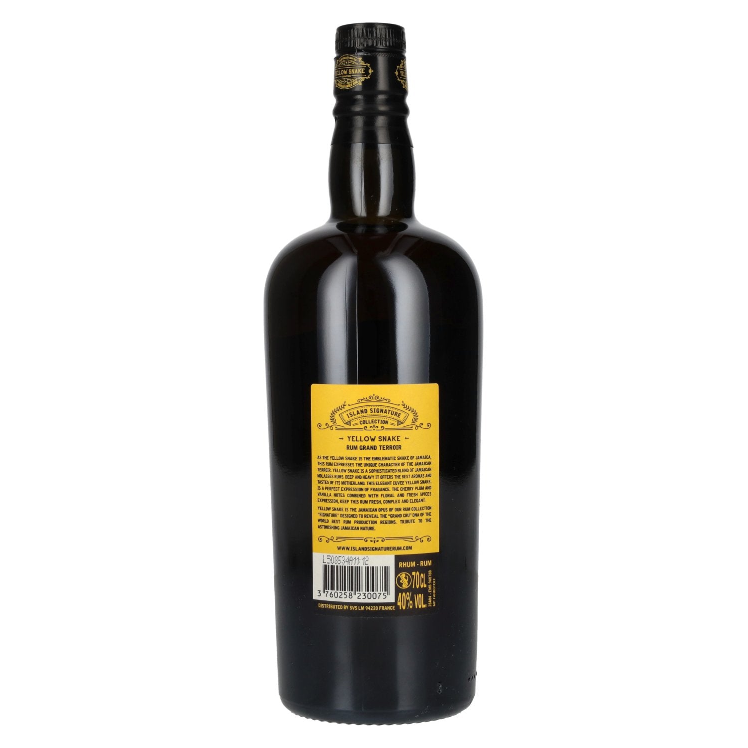 Yellow Snake Jamaica Rum 40% ABV 0.7l