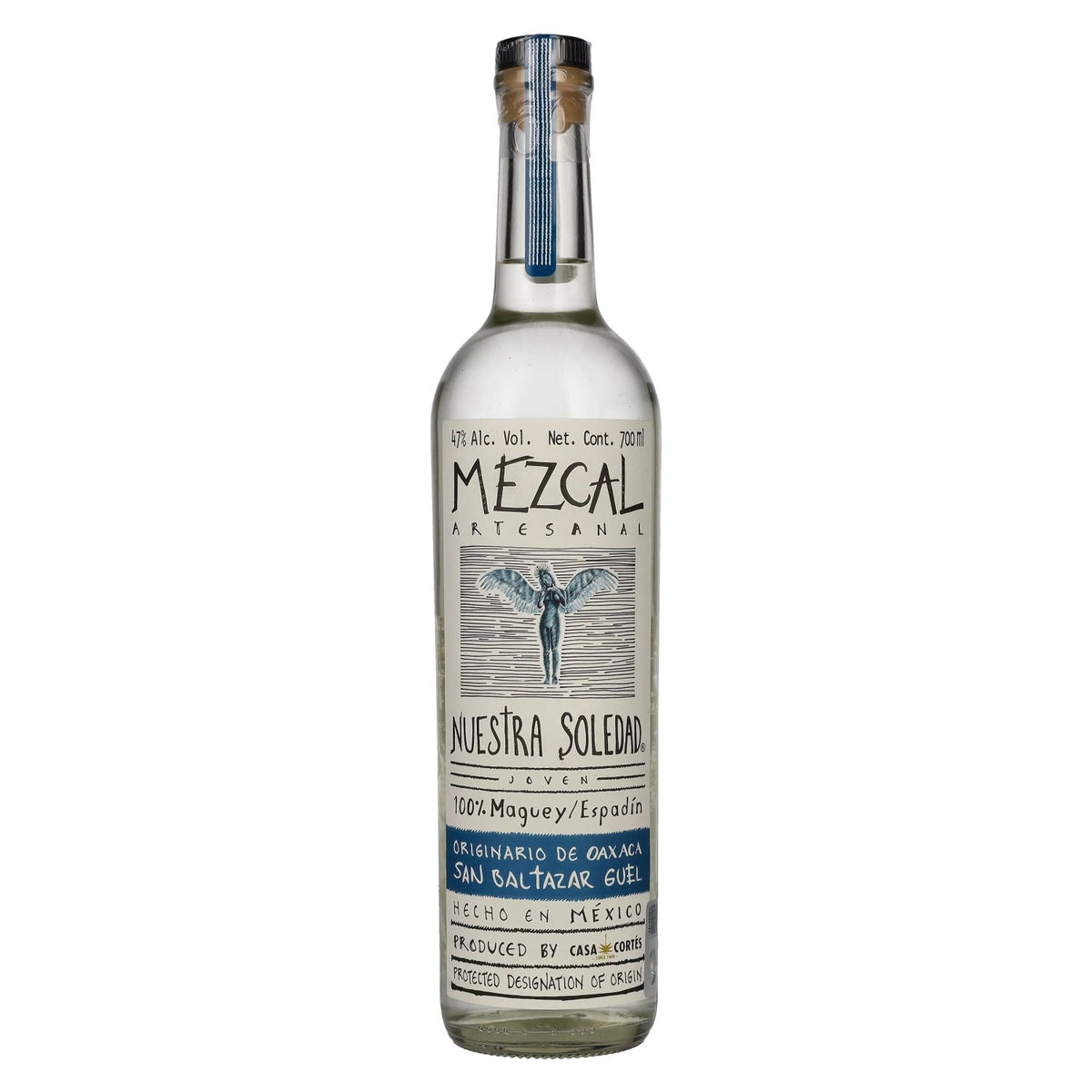 Nuestra Soledad Mezcal Joven SAN BALTAZAR GUELAVILA 47% vol. 0,7l