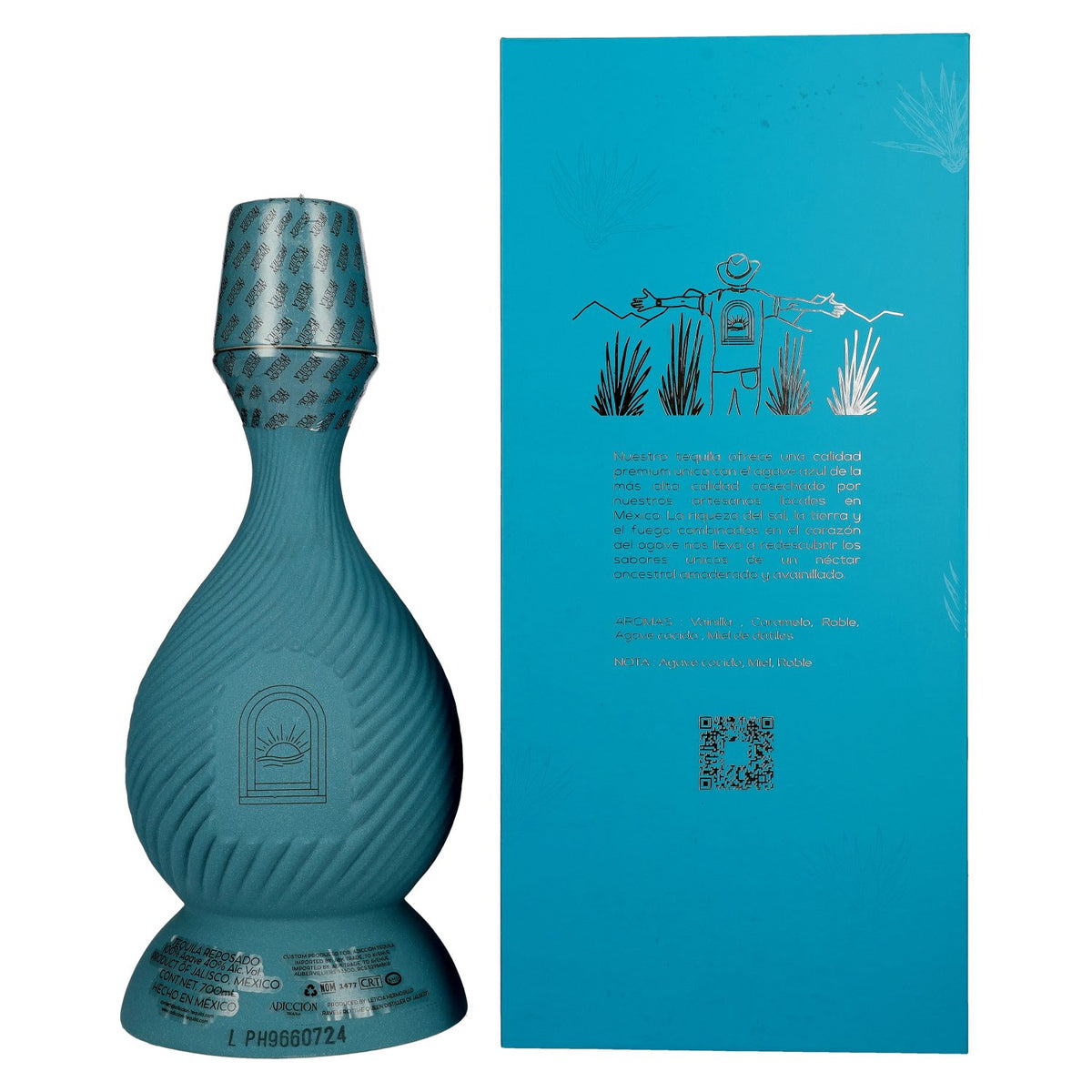 ADICCIŌN Tequila Reposado 100% Agave 40% Vol. 0,7l in Geschenkbox