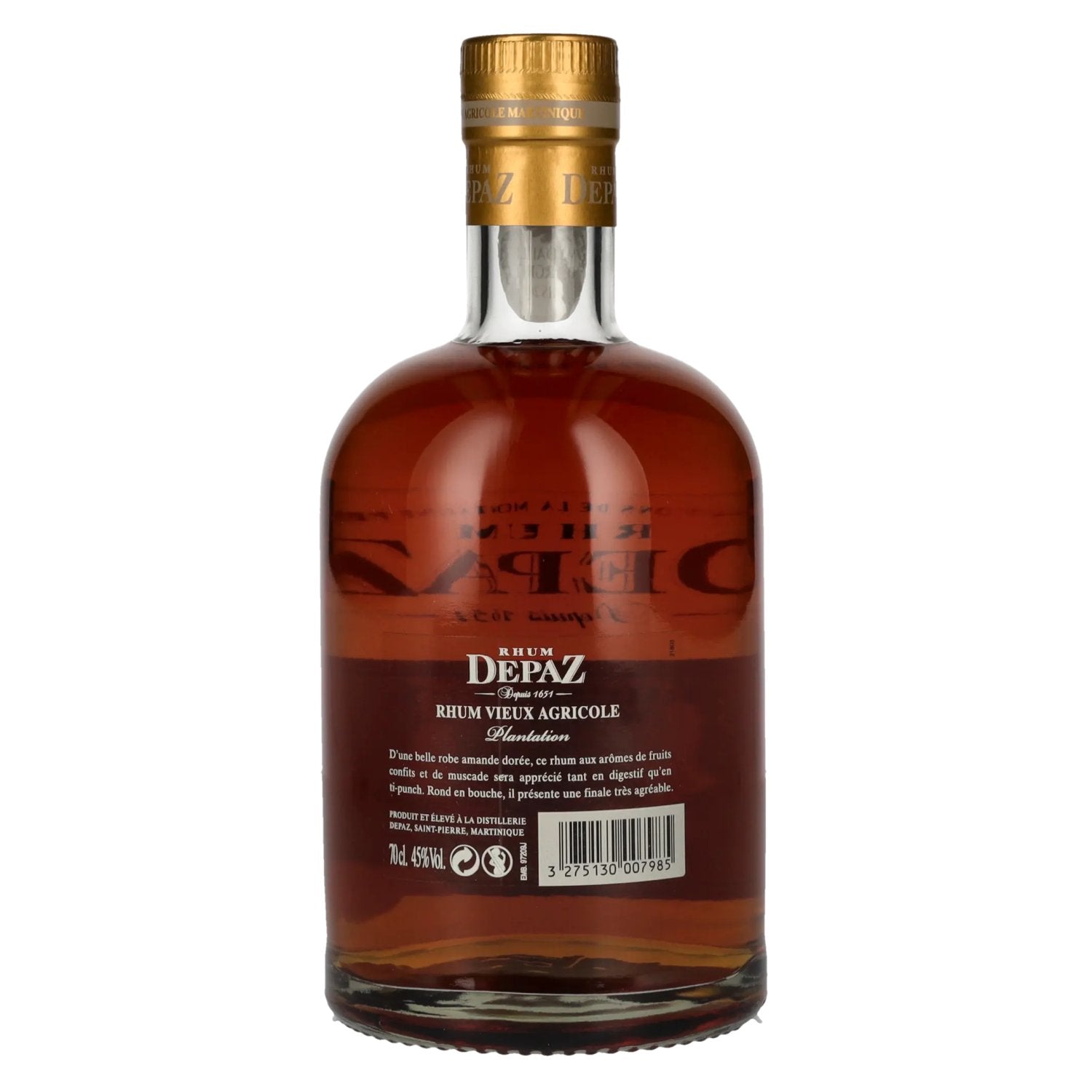 Depaz Rhum Vieux Agricole Plantation 45% vol. 0,7l