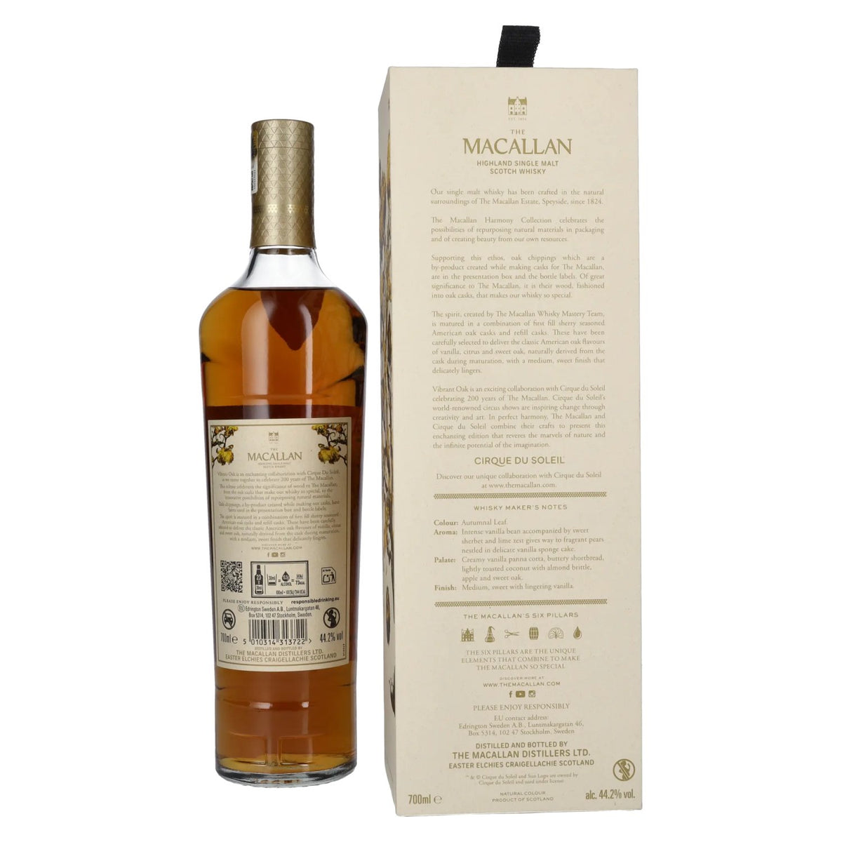 The Macallan The Harmony Collection VIBRANT OAK 44,2% vol. 0,7l en boîte cadeau