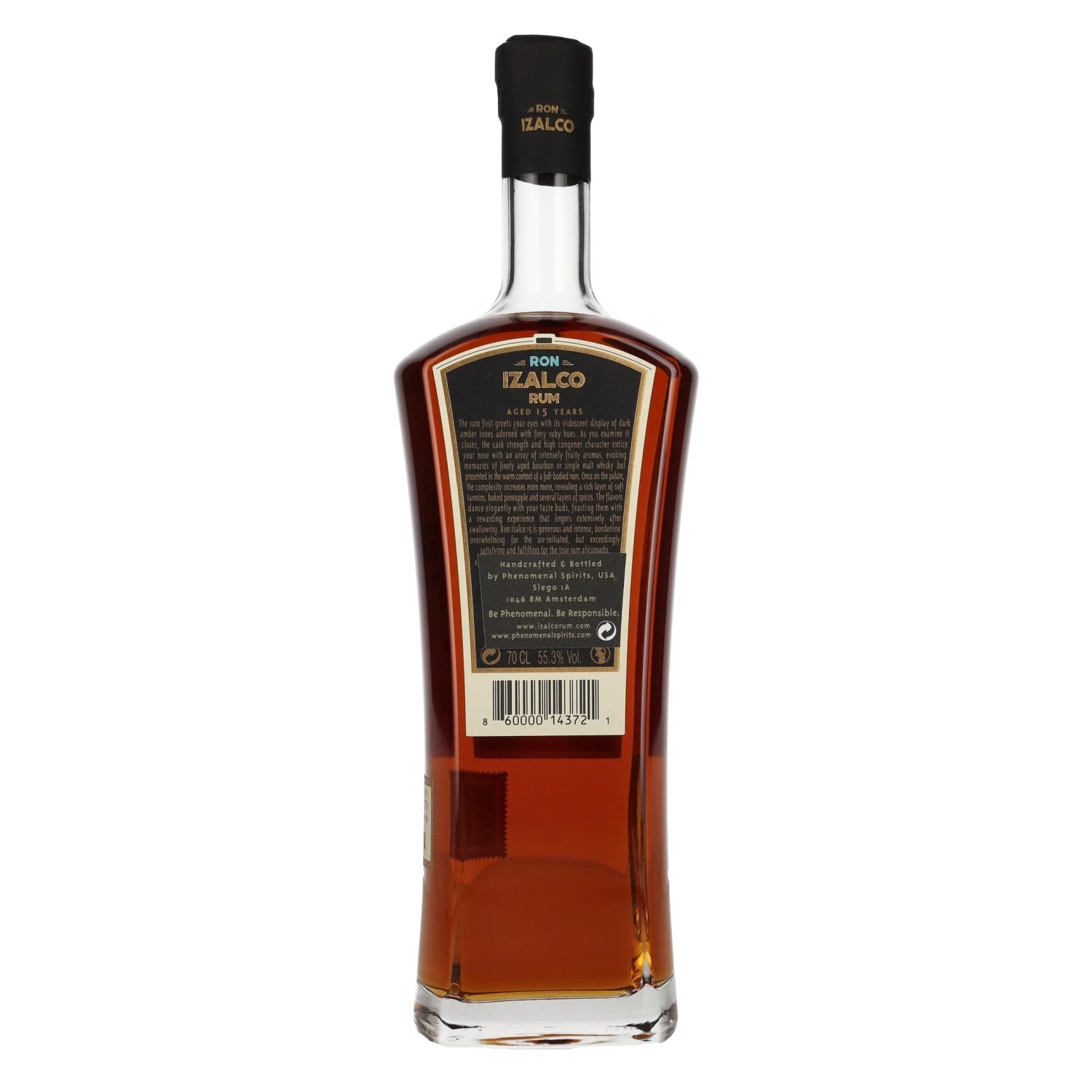 Ron Izalco 15 Años Rum CASK STRENGTH 55,3% Vol. 0,7l